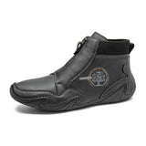 Microfiber Leather Ankle Boots for Men – Stylish & Comfortable 5