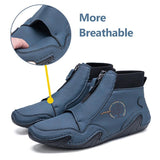 Microfiber Leather Ankle Boots for Men – Stylish & Comfortable 6