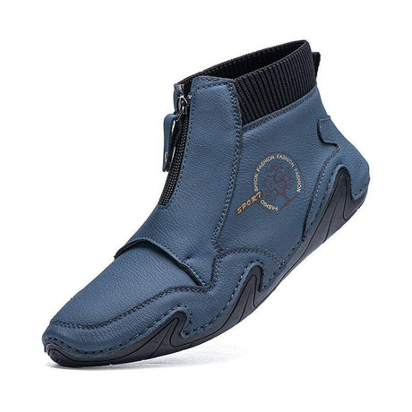 Microfiber Leather Ankle Boots for Men – Stylish & Comfortable 7