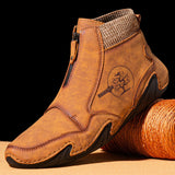 Microfiber Leather Ankle Boots for Men – Stylish & Comfortable 8