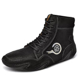 Microfiber Leather Sock Boots for Men – Comfortable & Versatile Style 4