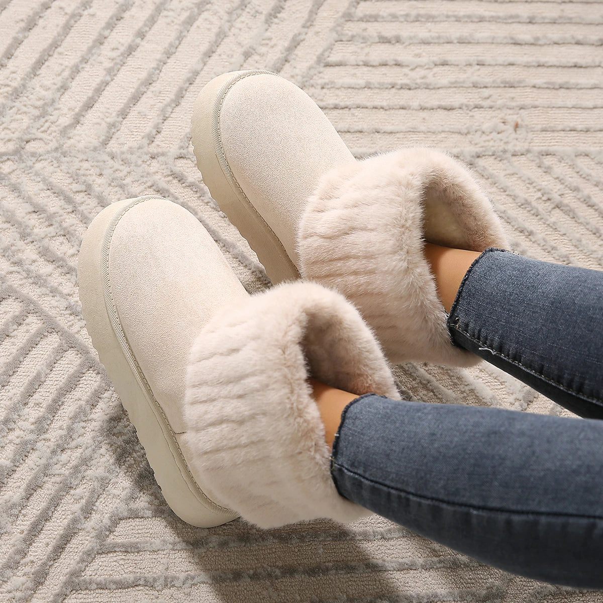 Mid-Calf Snow Boots for Women – Stylish & Warm Comfort