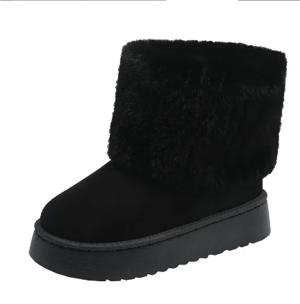 Mid-Calf Snow Boots for Women – Stylish & Warm Comfort