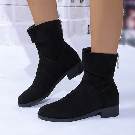 Mid-Heel Ankle Boots for Women – Chic & Versatile Style