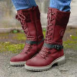 Mid-Tube Martin Boots for Women – Stylish & Cozy for Winter