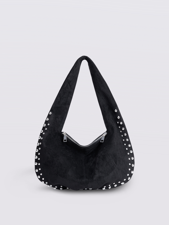 Minimalist Black Shoulder Bag for Women – Stylish & Functional Design