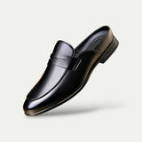 Old Money Men Leather Mules Loafers Soft Sole