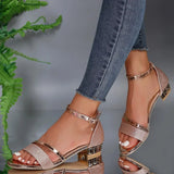 Open Toe Ankle Strap Sandals for Women – Stylish & Comfortable Footwear