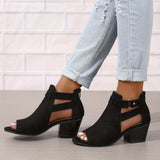 Open Toe Block Heel Sandals for Women – Stylish & Comfortable Design