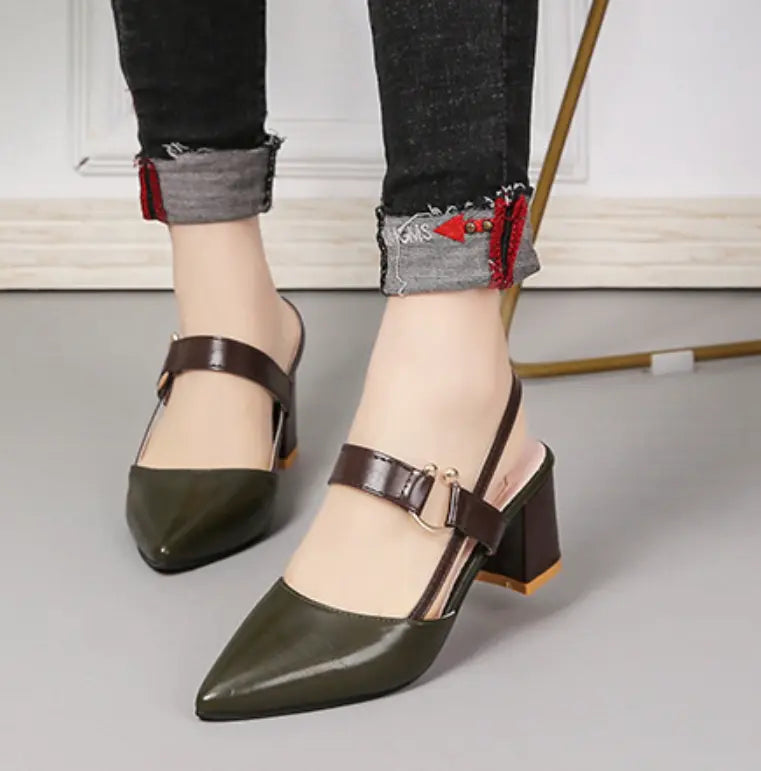 Block Type Heel Orthopedic Block Heels for Women – Stylish & Comfortable Support