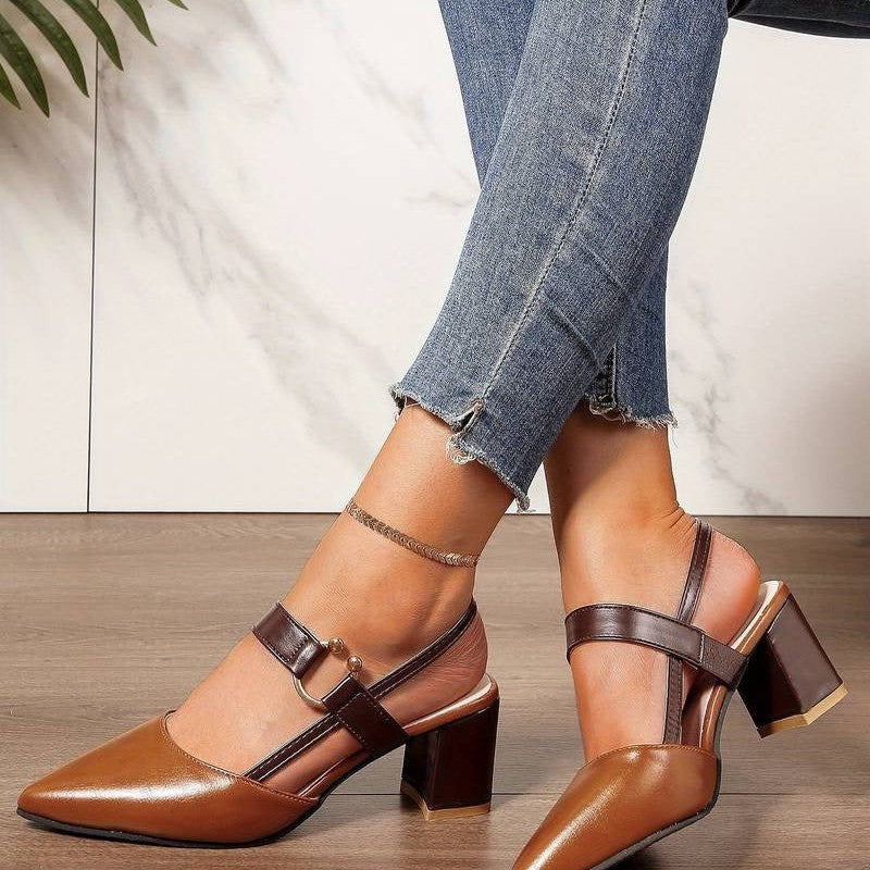 Orthopedic Block Heels for Women – Stylish & Comfortable Support