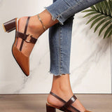 Orthopedic Block Heels for Women – Stylish & Comfortable Support