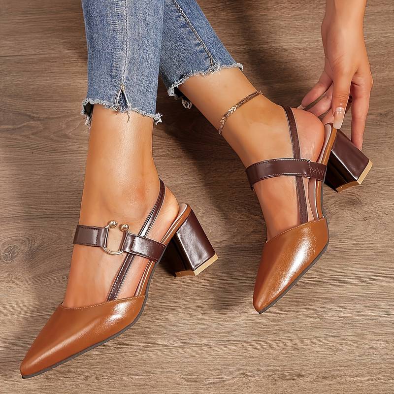 Orthopedic Block Heels for Women – Stylish & Comfortable Support