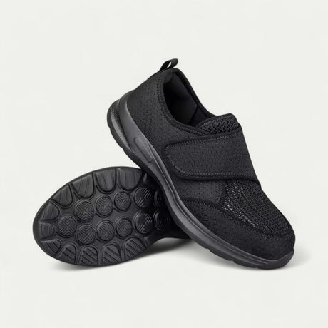 Orthopedic Breathable Walking Shoes with Easy Touch Fastening