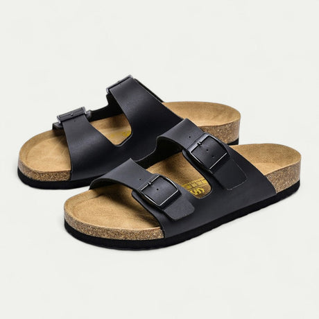 Orthopedic Footbed Sandals with Adjustable Buckle Straps