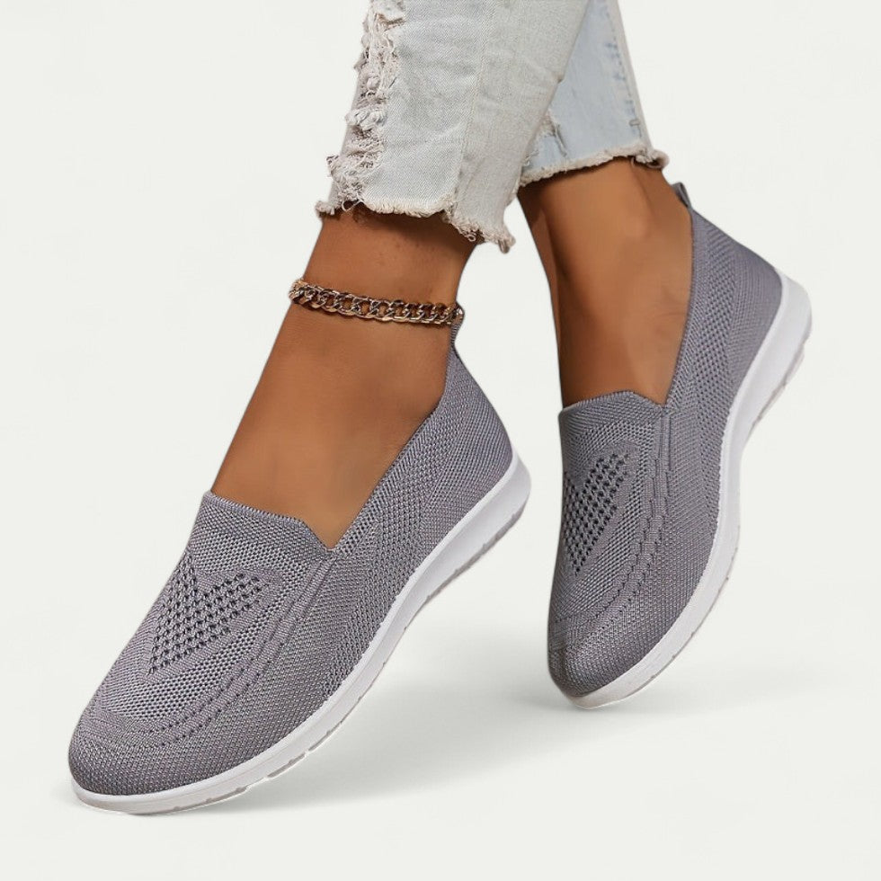 Orthopedic Mesh Slip On Walking Shoes Comfort Fit
