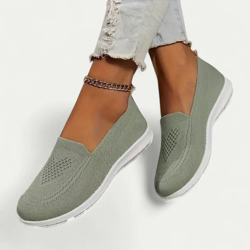 Orthopedic Mesh Slip On Walking Shoes Comfort Fit