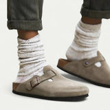 Orthopedic Slip On Clogs with Adjustable Buckle Strap