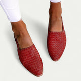 Orthopedic Woven Slingback Flats for Everyday Comfort