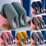 Plush Cotton Slippers for Women – Cozy & Non-Slip Comfort