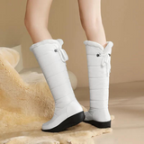 Plush Lace-Up Winter Boots for Women – Cozy & Stylish