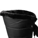 Plush Lace-Up Winter Boots for Women – Cozy & Stylish