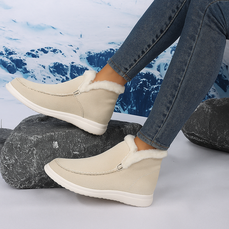 Plush Fur Short Boots for Women – Cozy & Stylish Comfort Bareroots Footwear