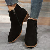 Pointed Black Ankle Boots for Women – Elegant & Versatile Style