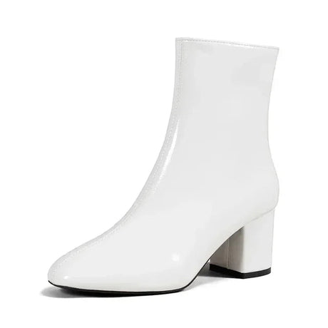 Pointed Toe Black Ankle Boots for Women – Elegant & Versatile Style