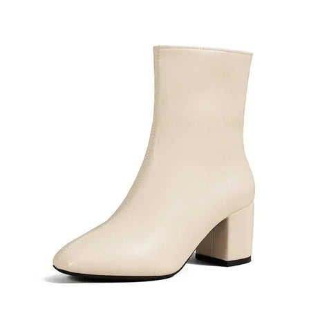 Pointed Toe Black Ankle Boots for Women – Elegant & Versatile Style