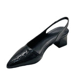 Pointed Toe Black Pumps for Women – Chic Slingback Design & All-Day Comfort