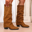 Pointed Toe Knee High Boots for Women – Stylish & Comfortable Black Design