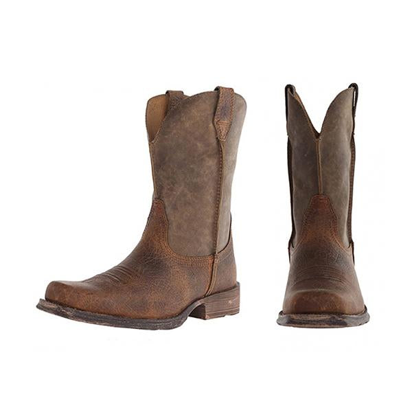 Retro Cowboy Boots for Men – Stylish & Durable Design