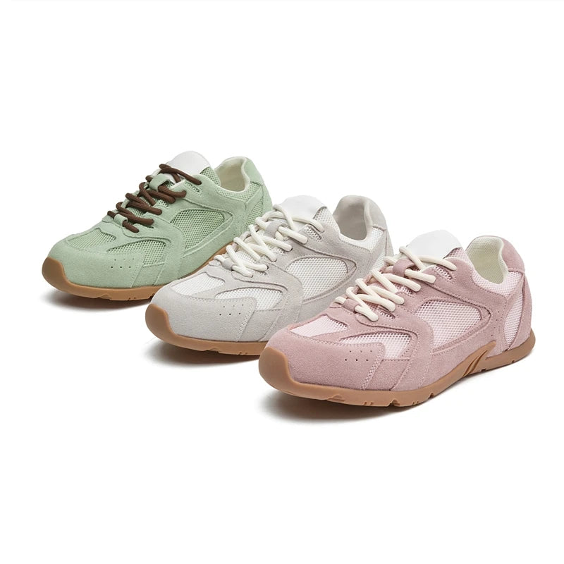 Retro Lace-Up Sneakers for Women – Stylish & Comfortable for Casual Wear