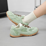 Retro Lace-Up Sneakers for Women – Stylish & Comfortable for Casual Wear