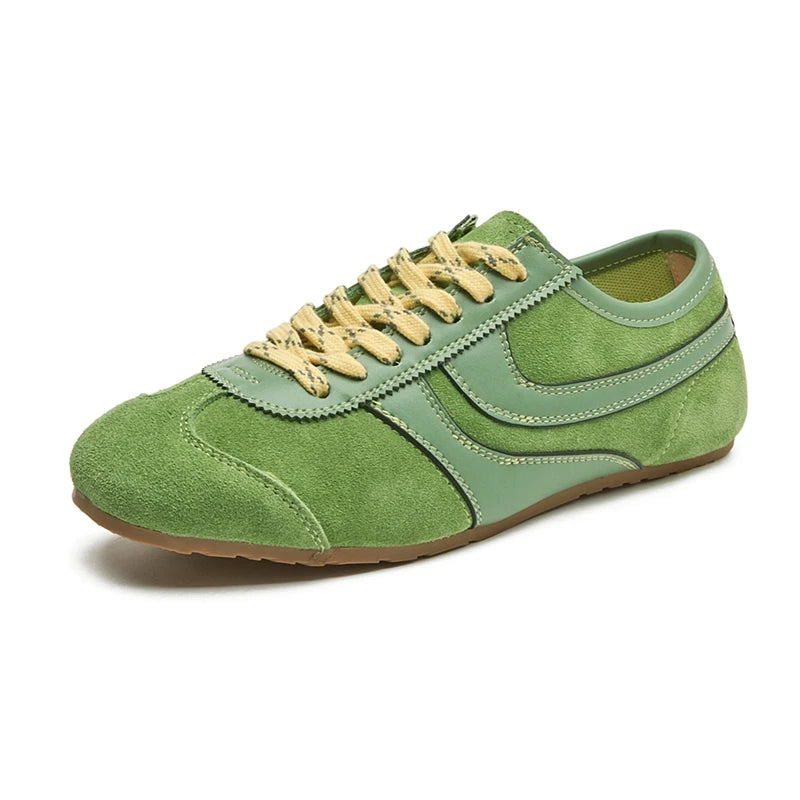 Retro Lace-Up Sneakers for Women – Stylish & Versatile