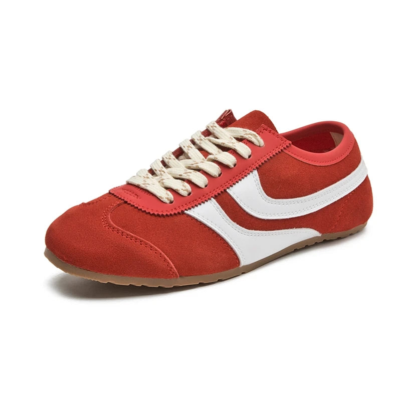 Retro Lace-Up Sneakers for Women – Stylish & Versatile