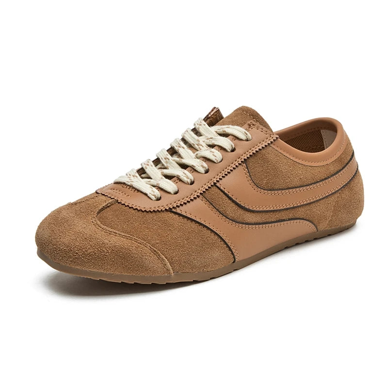 Retro Lace-Up Sneakers for Women – Stylish & Versatile