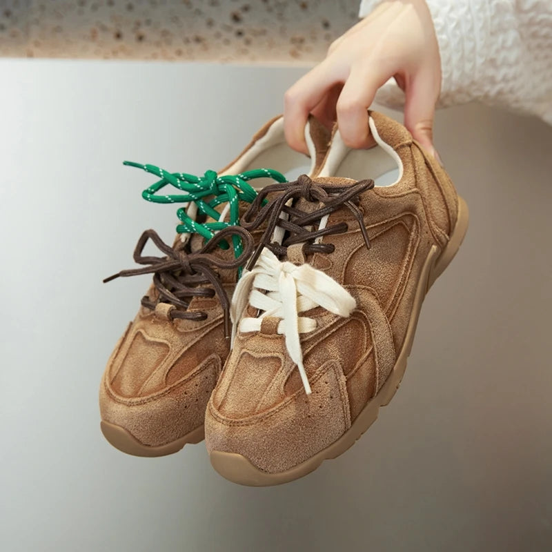 Retro Lace-Up Sneakers for Women – Stylish & Comfortable Design 5