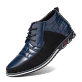 Round Toe Lace-Up Ankle Boots for Men – Stylish & Versatile 0