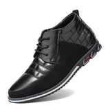 Round Toe Lace-Up Ankle Boots for Men – Stylish & Versatile 3
