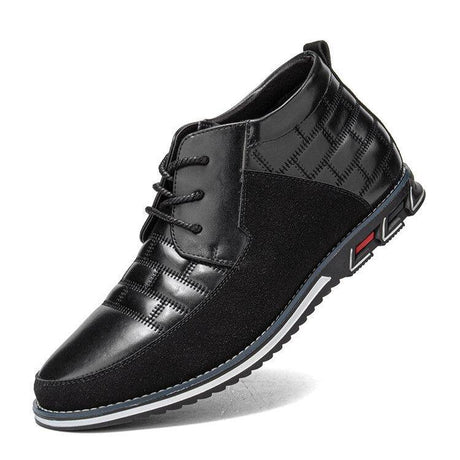Round Toe Lace-Up Ankle Boots for Men – Stylish & Versatile 3