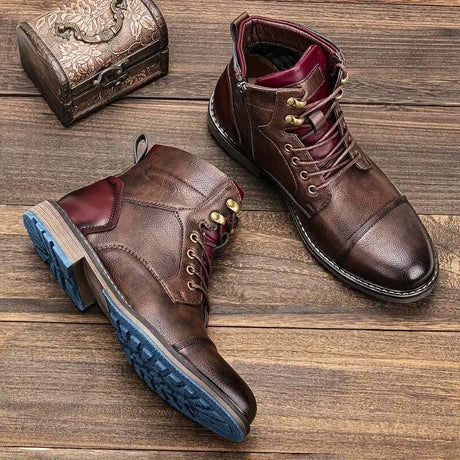 Rugged Leather Boots for Men – Durable & Stylish
