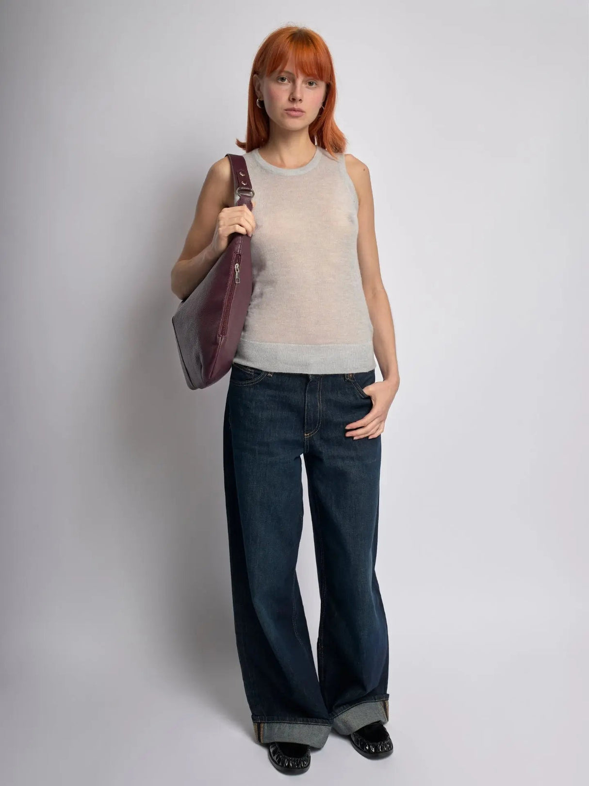 Sleek Semi-Circular Shoulder Bag for Women – Stylish & Functional