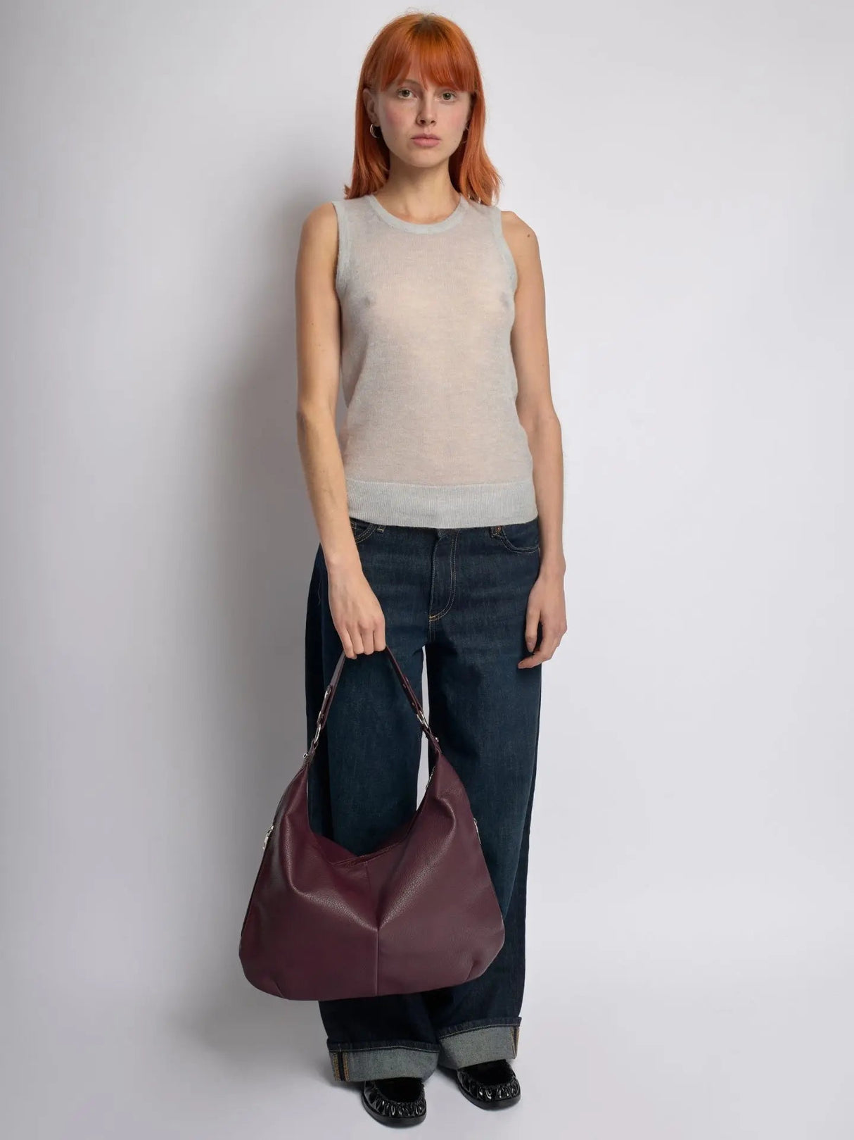 Sleek Semi-Circular Shoulder Bag for Women – Stylish & Functional