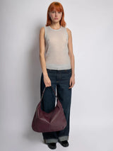 Sleek Semi-Circular Shoulder Bag for Women – Stylish & Functional