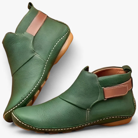 Slip-On Ankle Boots for Women – Bohemian Style & Everyday Comfort