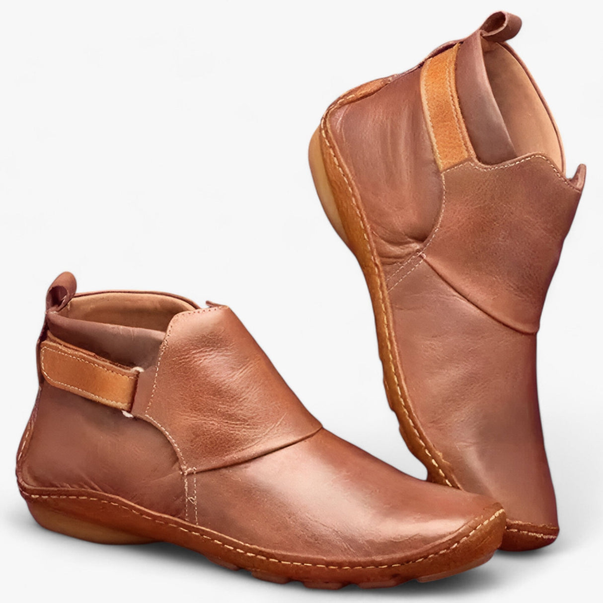 Slip-On Ankle Boots for Women – Bohemian Style & Everyday Comfort
