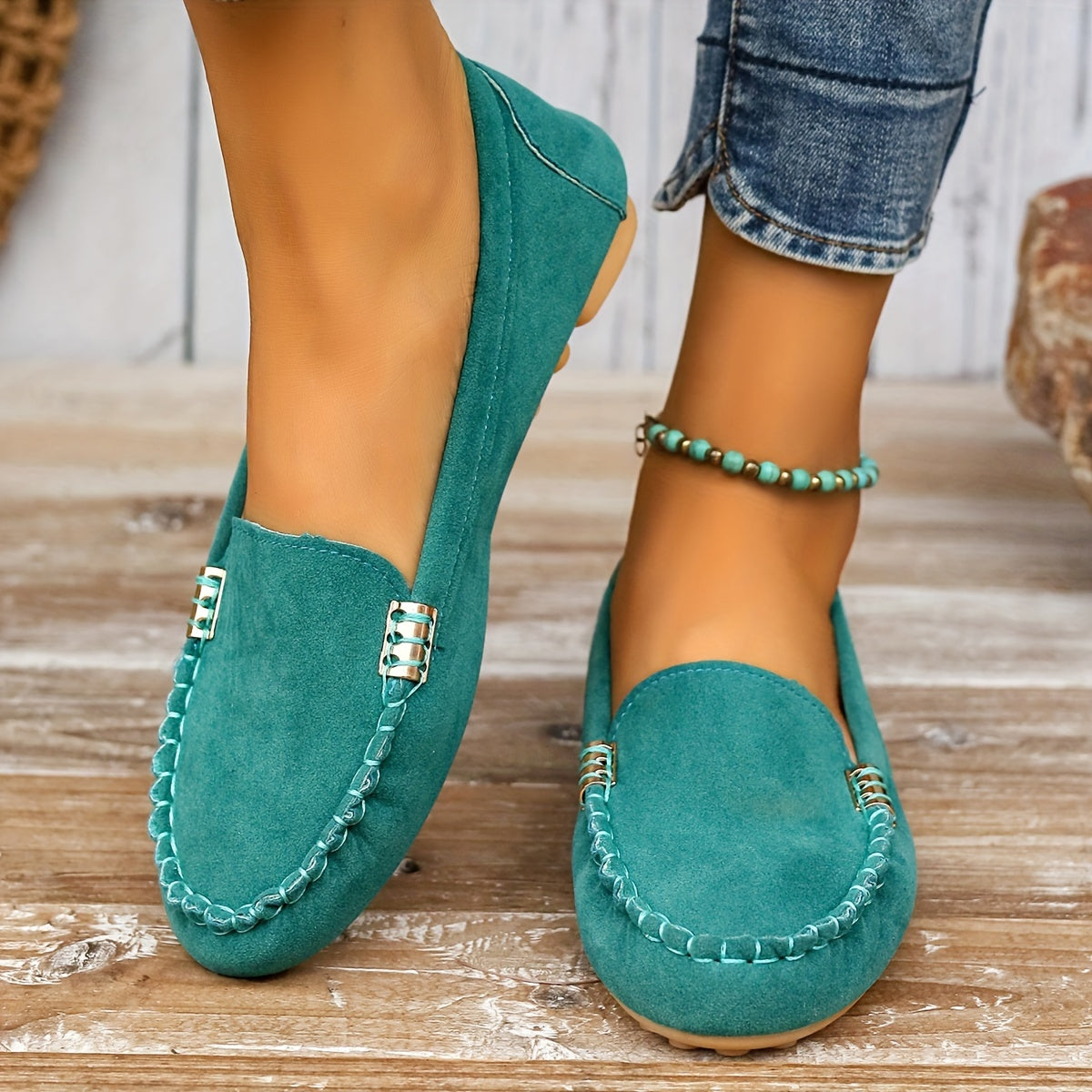 Slip-On Moccasin Loafers for Women – Effortless Comfort & Chic Style