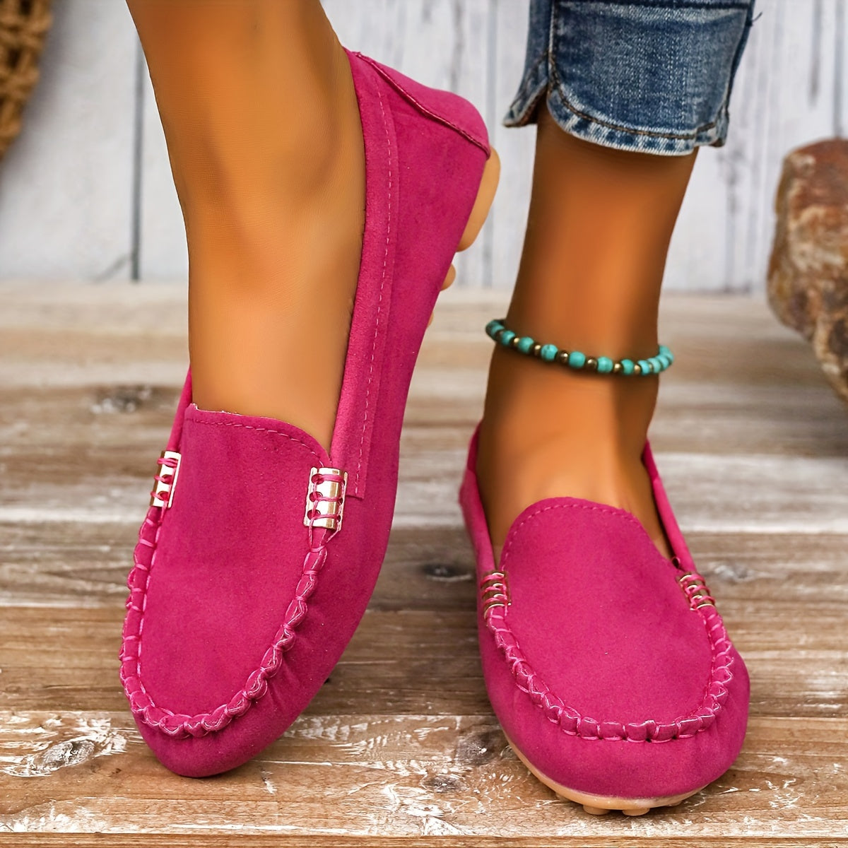 Slip-On Moccasin Loafers for Women – Effortless Comfort & Chic Style